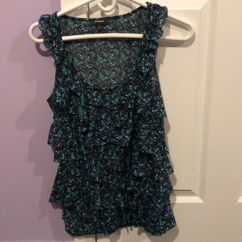 Express frilled top. Size small.